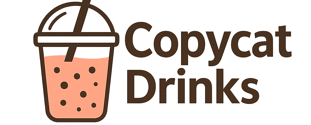 Drink with a straw. Copy cat drinks logo